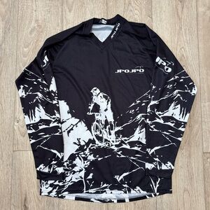 Black and White JPO Cycling Jersey